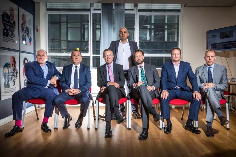 Shaf Rasul with fellow judges at the University of Strathclyde PropTech Innovation Challenge panel