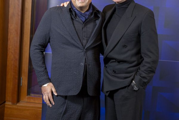 Shaf Rasul with Sting at the UK Business Awards 2025