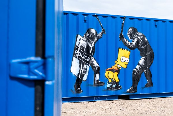 Street Art exhibition boxxs self storage linlithgow