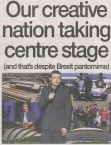 Shaf Rasul highlights Scotland’s creative industries’ resilience despite Brexit uncertainty.