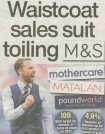 Waistcoat sales boost Marks & Spencer: Shaf Rasul’s column on UK retail challenges, dementia research, dinosaur-themed shopping centres, and construction struggles.