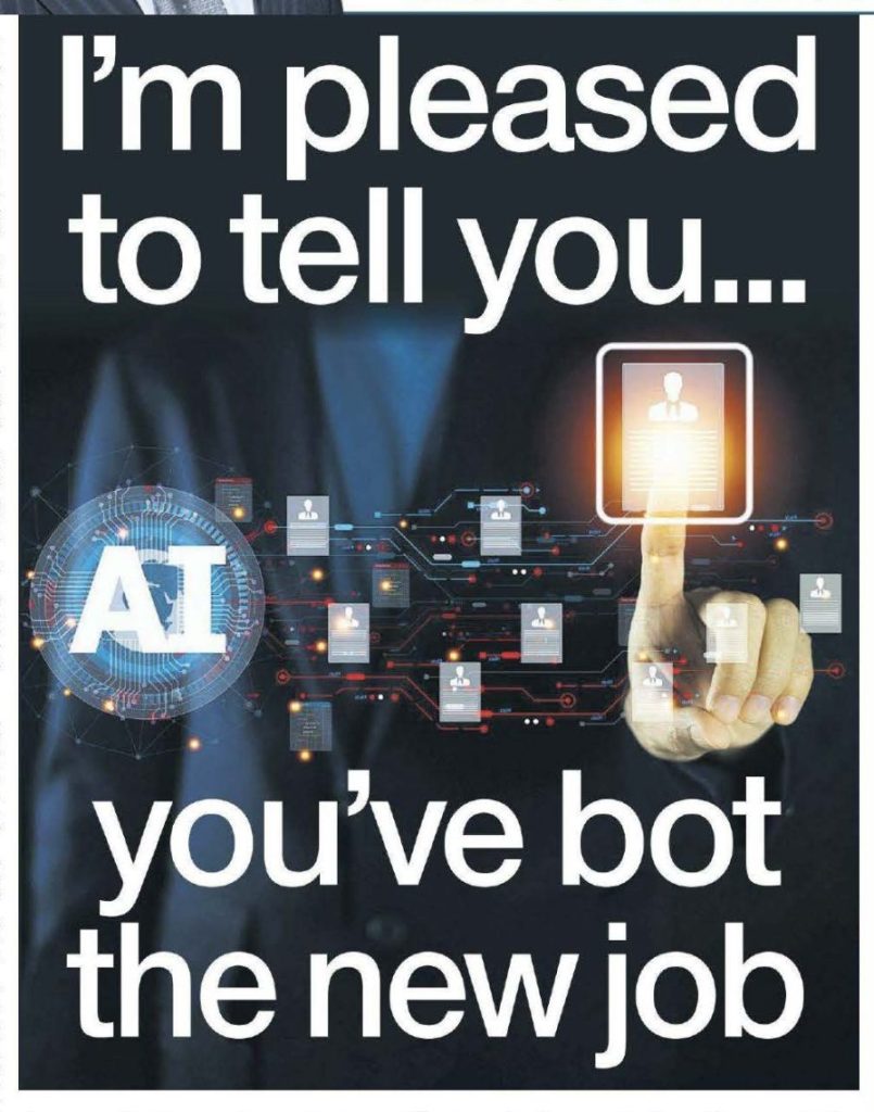 Shaf Rasul’s Scottish Sun business column from 6 October 2025 discussing how AI is reshaping recruitment, featuring Glasgow tech firm Willo’s global expansion.